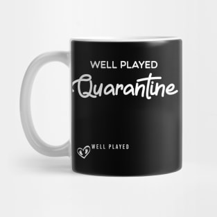 Well Played Quarantine Announcement Pregnancy Mug
